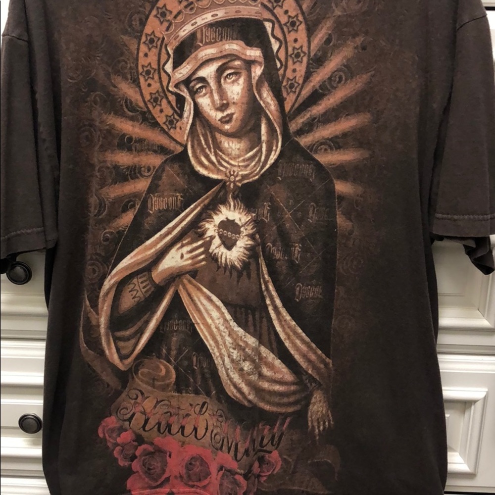Pray For Us Sinners Virgin Mary tattoo shirt